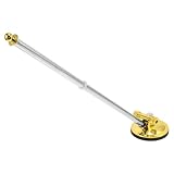 VICASKY Magnetische Auto Fahnenhalterung Goldener Sockel Stabile Fahrzeug Flaggenhalterung Ohne Bohren Für LKW Boot Wohnmobil Und Schreibtisch Innen Außen