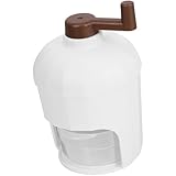 BESPORTBLE Manueller Eiscrusher mit Edelstahlklingen Tragbare Slush Eis Maschine mit Eiswürfelform Kompakt für Zuhause und Bar