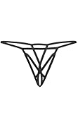 Teyli Damen Ouvert Tanga - Tanga String mit Streifen - String Tanga für die mutige Frau - Strings Damen