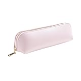 KRYMSON 1 Stück Gouache-Leder-Federmäppchen, Schmales Federmäppchen, Einfaches Federmäppchen, Damen-Federmäppchen, Kawaii-Federmäppchen, Langes Federmäppchen