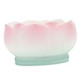 ABOOFAN Keramik Lotus Teelichthalter Lotus Kerzenständer mit Kunstvollem Design Stabiler Keramik als Tischdeko und Stilvolles Highlight für Yoga Hochzeit Party und