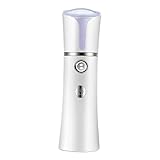 DECORNIJIA USB Ladebarer Nano Spray Gesichtsbefeuchter Tank Leiser Handheld Kältespray für Hautpflege mit Feinem Nebel und Tragbarem Design für Feuchtigkeitsspendendes Gesichtsspray