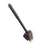 BBQ-Grillbürste, 3-in-1, multifunktionale Kupferdraht-Picknick-Grill-Reinigungsbürste mit Schaber