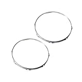 TTETTZ Bass Drum Hoops Teig Hoops Leichte Versorgung DIY Making tragbarer Komponenten professioneller Ersatzteil für obere und unten, 12 in 8 Hole