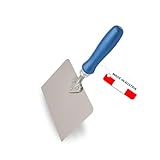 WERKFIT Profi Tapetenkratzer Fauserkelle mit Holzgriff – 0.8 mm Edelstahlklinge – Herzgriffspachtel für Renovierung & Tapetenentfernung – Made in Austria (150mm)