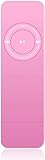 MP3-Player, 8-GB-Musikplayer, eingebauter Lautsprecher, ultraflacher Musikplayer, tragbarer verlustfreier HiFi-Sound, Unterstützung von bis zu 128 GB (Rose)