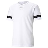 Puma Herren teamRISE Jersey CE Trikots, Puma White-Puma Black-Puma White,