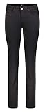 Mac - Damen 5-Pocket Jeans, Dream - Dream Denim - 5401-90, Weite:W42, Länge:L34, Mac Farbe:Black Black (D999)