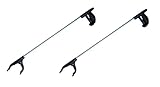 Provance 2 Stück Greifzange für Senioren Müllzange Kinder Müllgreifer Zange Greifer Greifzange Müll Gripzange Müllsammelzange Greifhilfe Gripper Alu 76 cm