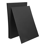 Veemoon 20Stücke Schwarzes Zeichenpapier Karton für DIY Kunsthandwerk Scrapbooking und Kartenherstellung für Einladungen und Kalligraphie