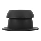 MUCKLILY Pilzförmige Dachlüftungskappe für Wohnmobile Rund Wetterfeste PP Lüftungsabdeckung mit Staubschutz und Einfacher Installation für Camper und Wohnwagen