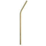 Metall-Trinkhalme – wiederverwendbare Trinkhalme für 590 ml Becher, Edelstahl-Strohhalm für gefrorene Getränke, farbige Trinkhalme für Milchshakes, 21,5 cm lange Metall-Trinkhalme für Kinder (6 mm, 5