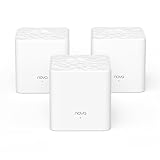 Tenda Nova MW3 Mesh WLAN System - AC1200 Dual Band WLAN Mesh System - empfohlen für Häuser mit 2-4 Schlafzimmern - 6X Ethernet Port - Ersetzt WLAN Router & Repeater - Kompatibel mit Alexa - 3Pack