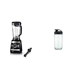 Bosch Standmixer VitaBoost MMBH6P6BDE, 6-Klingen-Edelstahlmesser & WMF Kult X Mix & Go/Küchenminis Smoothie Becher 300ml, Smoothie Flasche, Mixbehälter, Tritan-Kunststoff, BPA-frei, bruchsicher