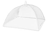 Schellenberg 50780, weiß Fliegenhaube faltbar, Abdeckhauben für Lebensmittel und Obst, Fliegen-und Mückenschutz, Polyester