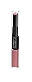 L'Oréal Paris 2in1 Lippenstift und Lippenpflege-Balsam für volle Lippen, 24h Halt, Infaillible 2-Step, Nr. 110 Timeless Rose, 1 x 5,6 ml