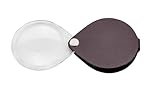 Eschenbach Optik Lupe Einschlaglupe classic, Vergrößerung 3,5 x, Durchmesser 60 mm, rund, burgunderot