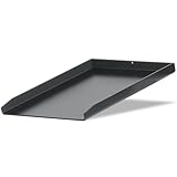 BBQ-Toro Stahl Keramik Grillplatte 30 x 40 cm | Keramikbeschichtete Grillplatte | Rechteckig, Universal und Massiv | Keramik Grillblech für Holzkohle und Gas, Grillzubehör, Grillschale
