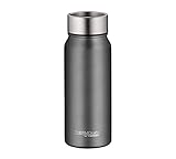 ThermoCafé by THERMOS TC Mug, Thermobecher Edelstahl Stone Grey 500ml, Kaffeebecher hält 9 Stunden heiß, Coffee to go Becher dicht und spülmaschinenfest mit zerlegbarem Verschluss, 1 Stück (1er Pack)