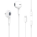 Kopfhörer mit Kabel für iPhone [MFi Zertifiziert] In-Ear-Kopfhörer mit Mikrofon und Lautstärkeregler,HiFi Audio Stereo-Ohrhörer Kompatibel mit iPhone 14 Pro/14/13/12/SE/11/XR/8/7,Unterstützt alle iOS