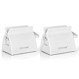 Zahnpasta-Rollwerkzeug, Tubenausquetscher, Ständer für Badezimmerzubehör, 2 Stück weiß