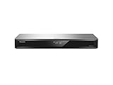 Panasonic DMR-UBS70EGS Ultra HD Blu-ray Recorder (500GB HDD, 4K Blu-ray Disc, 4K VoD, UHD TV Empfang, 2x DVB-S2, silber)