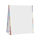 Magnetisches Whiteboard, trocken abwischbar, Whiteboards, Schreibtisch-Schreibtafel, doppelseitiges Whiteboard, einfach zu bedienen, für Büro, Schule