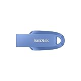 SanDisk Ultra Curve 3.2 Flash-Laufwerk 64 GB (bis zu 100 MB/s Lesen, RescuePRO Deluxe-Software, Schlüsselringöse) Blau