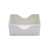 jonam Aufbewahrungsboxen Weizenstroh Schublade Schreibtisch-Organizer Desktop-Aufbewahrungsbox Make-up-Organizer Kosmetik-Aufbewahrungs-Organizer Besteck-Aufbewahrungsbox(Color:Beige)