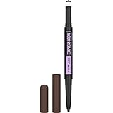 Maybelline New York Express Brow Satin Duo Augenbrauenstift und -puder in Nr. 04 Dark Brown, dunkelbraun