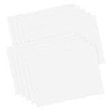 EXCEART 20 Blätter Leeres Fotopapier Druckeretikett A4 Etikettenpapier Magnetisches Druckerpapier Druckeretiketten A4 Klebeetiketten Aus Papier Druckpapierblatt Tee Weiß Pvc Aufkleber