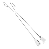 ROMISBABA Edelstahl Müllzange mit Komfortablem Griff Praktischer Greifer zum Aufsammeln von Müll Leicht und Langlebig für Gartenarbeit und Abfallaufnahme Handlich und Robust Zufällige Farbe