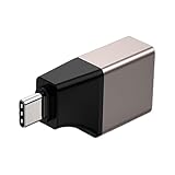 NIHENHAO Hochauflösender USB-C-auf-HDTV-Adapter, 4K @ 60Hz, USB-C-auf-HDTV-Konverter, unterstützt DPAlt USB-C-Geräte für Meetings