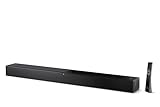 SHARP HT-SB304 2.0 Soundbar mit Dolby Atmos/DTS Virtual:X – 180 W max. Leistung, Bluetooth 5.3, HDMI eARC/CEC/USB/Optisch/Aux-Anschlüsse, EQ mit Bass & Höhen, Roku-kompatibel, wandmontierbar – Schwarz