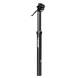 Funien Teleskop-Fahrrad-Sattelstütze, 30,9/31,6 mm, höhenverstellbar, Fahrrad-Sattelrohr, Aluminiumlegierung, hydraulische Fahrrad-Sattelstütze, Fahrradzubehör,Fahrradzubehör