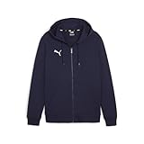 PUMA Herren Teamgoal Casuals Hooded Jacket Sweat, Puma Navy-puma White, XL EU