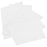 SHERCHPRY 5 Blatt Origamipapier 40X55cm Weißes Krepppapier Bastelpapier zum Falten Robustes Wellenpapier für Selbstgemacht Dekoration Geschenkverpackung und Blumenbasteln