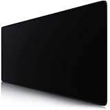 TITANWOLF - XXL Speed Gaming Mauspad Titanwolf Schwarz 900 x 400mm - XXL Mousepad - Tischunterlage Large Size - verbessert Präzision und Geschwindigkeit