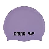 arena Classic Unisex Silikon-Badekappe, Schwimmkappe für Frauen und Männer, Badekappe mit Verstärktem Rand, Weiche und Strapazierfähige Schwimmkappe