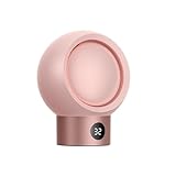 YQVEOT Raumheizung, Intellinte Desktop-Elektroheizung mit Temperaturanzei 500 W, Mini-Wärmermaschine for Büro, Zuhause, Schenk for Weihnachten, burtstag für den Innenbereich im Home Office(Pink)