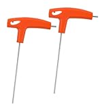 Veemoon Griff Innen-sechskantschlüssel Flachkopf Kugelkopf T-handle Hexagon Schraubenschlüssel Fahrrad Reparatur Werkzeug für Präzise Montage und Vielseitige Anwendungen