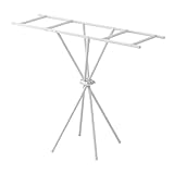 Wäscheständer, faltbar, zum Trocknen – tragbarer Standtrockner für Kleidung, Mäntel, Handtücher, drinnen und draußen, platzsparend