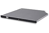 Hitachi-LG GUD1N Internal DVD Drive, Slim 9.5 mm DVD Player/Writer for Laptop/Desktop PC, Windows 10 Compatible, 8X Read/Write Speed - Black