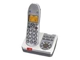 Audioline Big Tel 180 Schnurloses DECT-Telefon große Tasten und augenfreundlichem Display silber