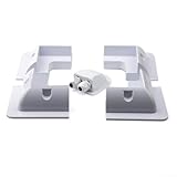 TONIXY 5-teiliges Solarmodul-Montagehalterungs-Set, kein Bohren, UV-beständige ABS-Halterungen für Wohnmobile, Boote, Wohnwagen und Dächer (weiß)