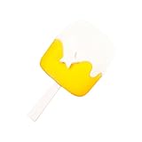 Milisten 1 Satz Eiscreme-katzenstreuschaufel Schaufel Für Katzenstreu Schaufel Für Trockenfutter Für Haustiere Große Katzentoiletten Schaufeln Für Katzenstreu Tücher Wurf Yellow Pp-Material