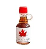 Pure Maple Ahornsirup Amber Rich Mini aus Kanada, 40 ml Probierflasche, vegan und glutenfrei - 100% purer kanadischer Ahornsirup, Grade A mit bernsteinfarbenem, geschmacksintensivem Sirup