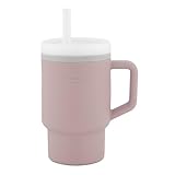 INFANTINO My 1st Tumbler – Süßer Minibecher mit Auslaufsicherem Strohhalm und Kleinkindfreundlichem Griff, Fördert das Trinken, Leicht zu Reinigen, 255 ml, Pirouette