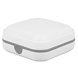 ERINGOGO Kleines Stoßfestes Hörgeräte Etui aus Robustem Material mit Versiegeltem Deckel Tragbare Wasserbeständige Aufbewahrungsbox für Reise und Alltag