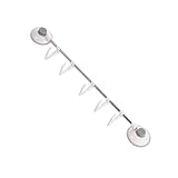 Wandhakenleiste, beweglicher Reihenhaken – multifunktionaler Aufbewahrungshaken für Handtuch, Jacke, Hut, Wandhaken mit 5 beweglichen Haken